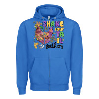 True Royal shake your tail feathers Zipper Hoodie - MaliasSmallBusiness