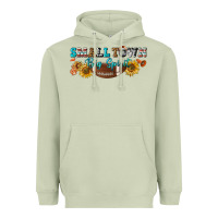 Matcha small town big spirit Heavyweight Hoodie - BundleAndBundleShop