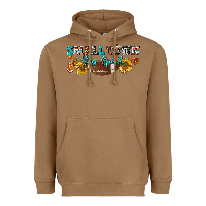 Small Town Big Spirit Heavyweight Hoodie by BundleAndBundleShop | Teevron