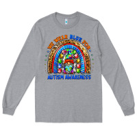 Heather Grey autism awareness gnomes Long Sleeve Tee - BarkalooDesign