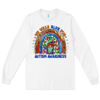 White autism awareness gnomes Long Sleeve Tee - BarkalooDesign