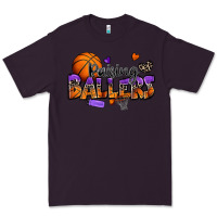 Plum raising ballers basketball Premium Tee - Zillion Design Studio