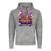 Cloud Rock mardi gras farm truck Vintage Hoodie - FaDigitalArtStudio
