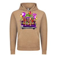 Vintage Coffee mardi gras farm truck Vintage Hoodie - FaDigitalArtStudio