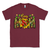 Burgundy boy mom Classic Tee - CowhideDigitalArt