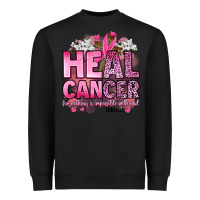Black heal cancer for nothing is impossible with god luk Heavyweight Sweatshirt - Artiststas