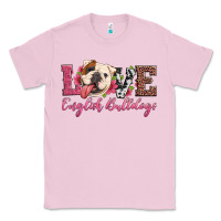 Bubblegum Pink love english bulldogs Classic Tee - Artiststas