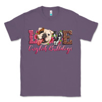 Lavender love english bulldogs Classic Tee - Artiststas