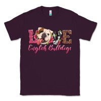 Plum love english bulldogs Classic Tee - Artiststas