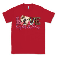 Red love english bulldogs Classic Tee - Artiststas
