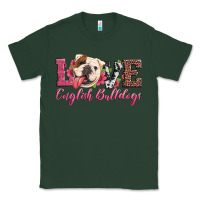 Sports Green love english bulldogs Classic Tee - Artiststas