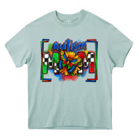 Arona autism mom checkered flag Heavy Core Tee - Zillion Design Studio