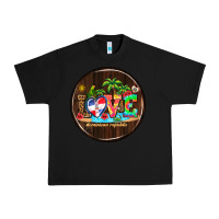 Black dominican republic coasters Urban Heavy Tee - AdoDesignShop