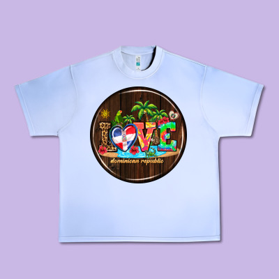 Dominican Republic Coasters Urban Heavy Tee Designed By Adodesignshop