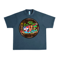 Midnight Navy dominican republic coasters Urban Heavy Tee - AdoDesignShop