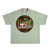 Oil Green dominican republic coasters Urban Heavy Tee - AdoDesignShop