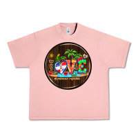 Salmon dominican republic coasters Urban Heavy Tee - AdoDesignShop