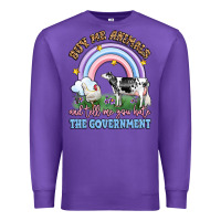 Purple buy me animals and tell me you hate the government Premium Sweatshirt - LillyAllenDesigns