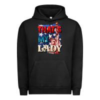 Pigment Black thats my lady 4th of july Urban Hoodie - CowGirlArtShop