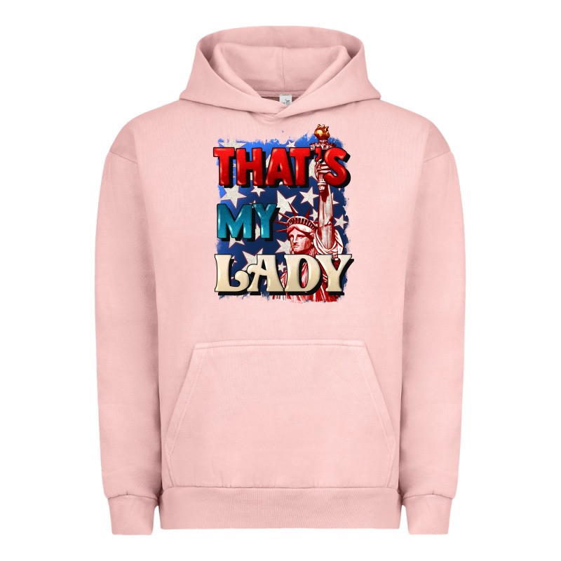 Thats My Lady 4th Of July Urban Hoodie by CowGirlArtShop | Teevron