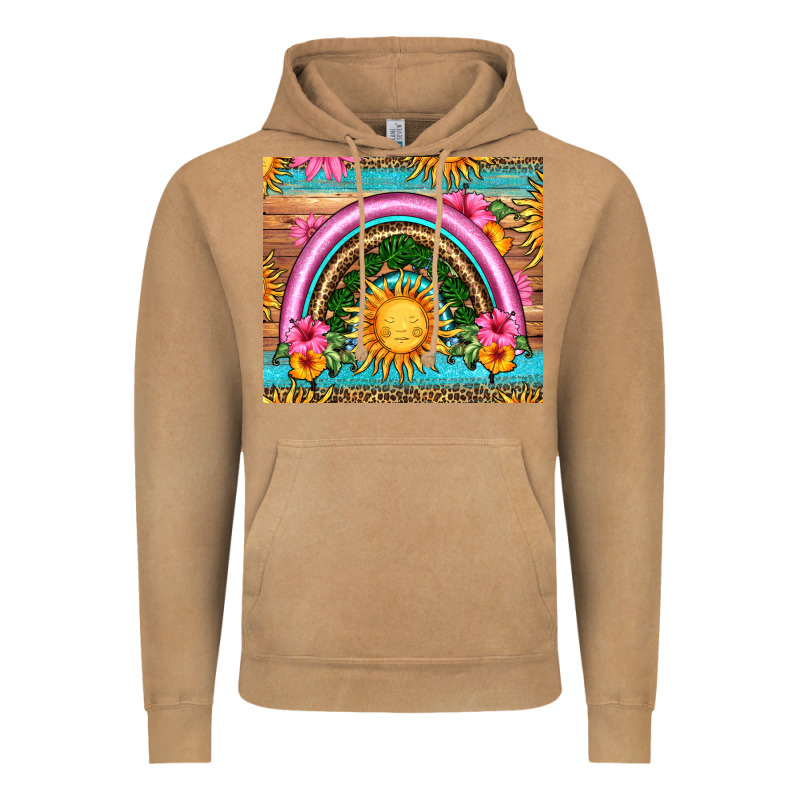 Summer Rainbow Vintage Hoodie by HRA Design Shop | Teevron