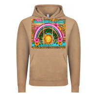 Vintage Coffee summer rainbow Vintage Hoodie - HRA Design Shop