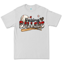 Dove Grey raising ballers baseball Premium Tee - Zillion Design Studio