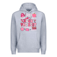 Heather Grey rock the best Premium Hoodie - JahusDesignShop