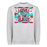 Heather Grey give cancer the boot Heavyweight Sweatshirt - JahusDesignShop