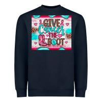 Navy give cancer the boot Heavyweight Sweatshirt - JahusDesignShop