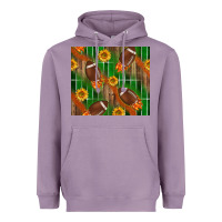 Lavender american football with sunflower tumbler Heavyweight Hoodie - BundleAndBundleShop