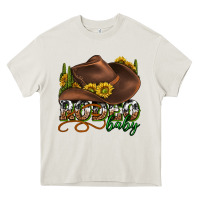 Cream rodeo baby western Heavy Core Tee - texasbilliewilder