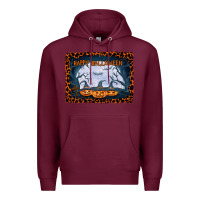 Burgundy Happy Halloween Premium Hoodie - Bettercallsaul