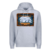 Heather Grey Happy Halloween Premium Hoodie - Bettercallsaul