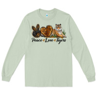 Matcha Peace Love Tigers Long Sleeve Tee - LillyAllenDesigns