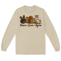 Mushroom Peace Love Tigers Long Sleeve Tee - LillyAllenDesigns