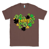 Chestnut lucky heart shaped clover Classic Tee - AdoDesignShop