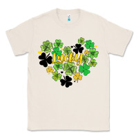 Natural lucky heart shaped clover Classic Tee - AdoDesignShop