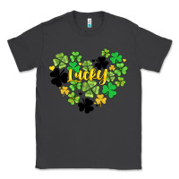 Smoke lucky heart shaped clover Classic Tee - AdoDesignShop