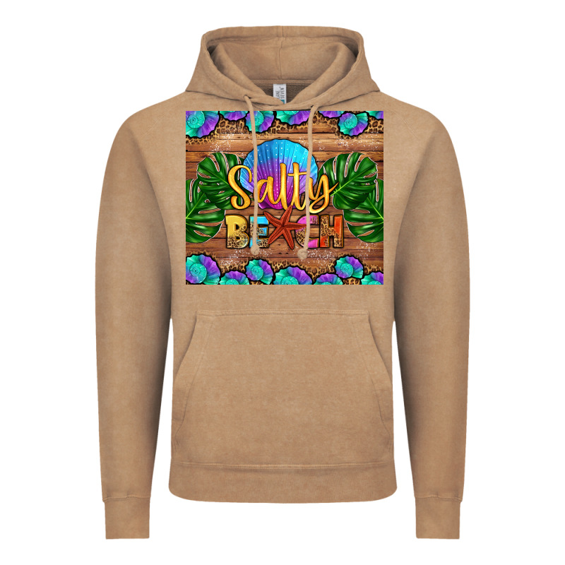 Salty Beach Vintage Hoodie by HRA Design Shop | Teevron