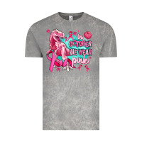 Cloud Rock dinosaur  in october we wear pink Vintage Tee - AdoDesignShop