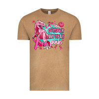 Vintage Camel dinosaur  in october we wear pink Vintage Tee - AdoDesignShop