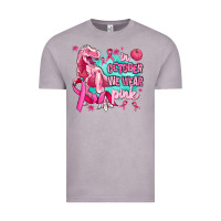 Vintage Zinc dinosaur  in october we wear pink Vintage Tee - AdoDesignShop