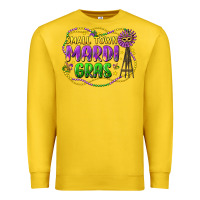 Lemon small town mardi gras Premium Sweatshirt - LillyAllenDesigns