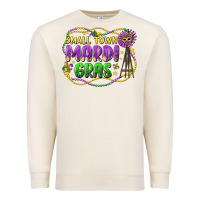 Sandshell small town mardi gras Premium Sweatshirt - LillyAllenDesigns