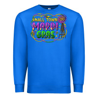 True Royal small town mardi gras Premium Sweatshirt - LillyAllenDesigns
