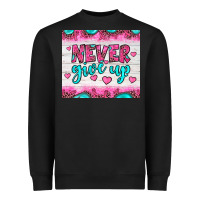 Black never give up Heavyweight Sweatshirt - JahusDesignShop