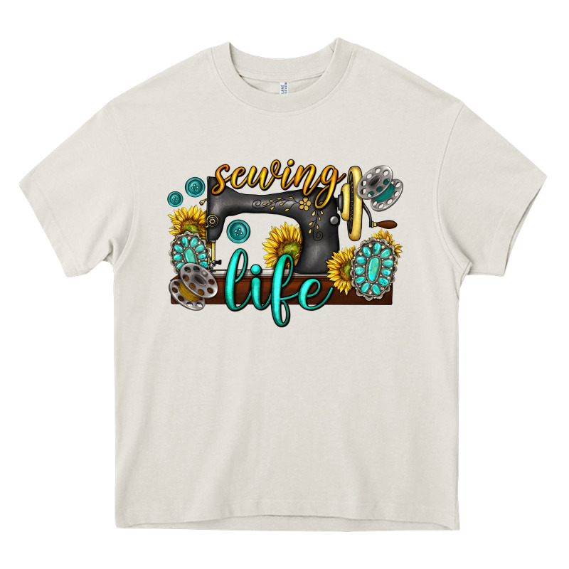 Sewing Life Western Heavy Core Tee by texasbilliewilder | Teevron
