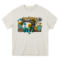 Cream sewing life western Heavy Core Tee - texasbilliewilder