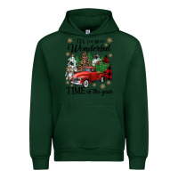 Forest Green its the most wonderful time of the year Urban Hoodie - CowGirlArtShop
